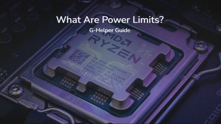 G-Helper Power Limits: What the 3 Sliders are, thumbnail