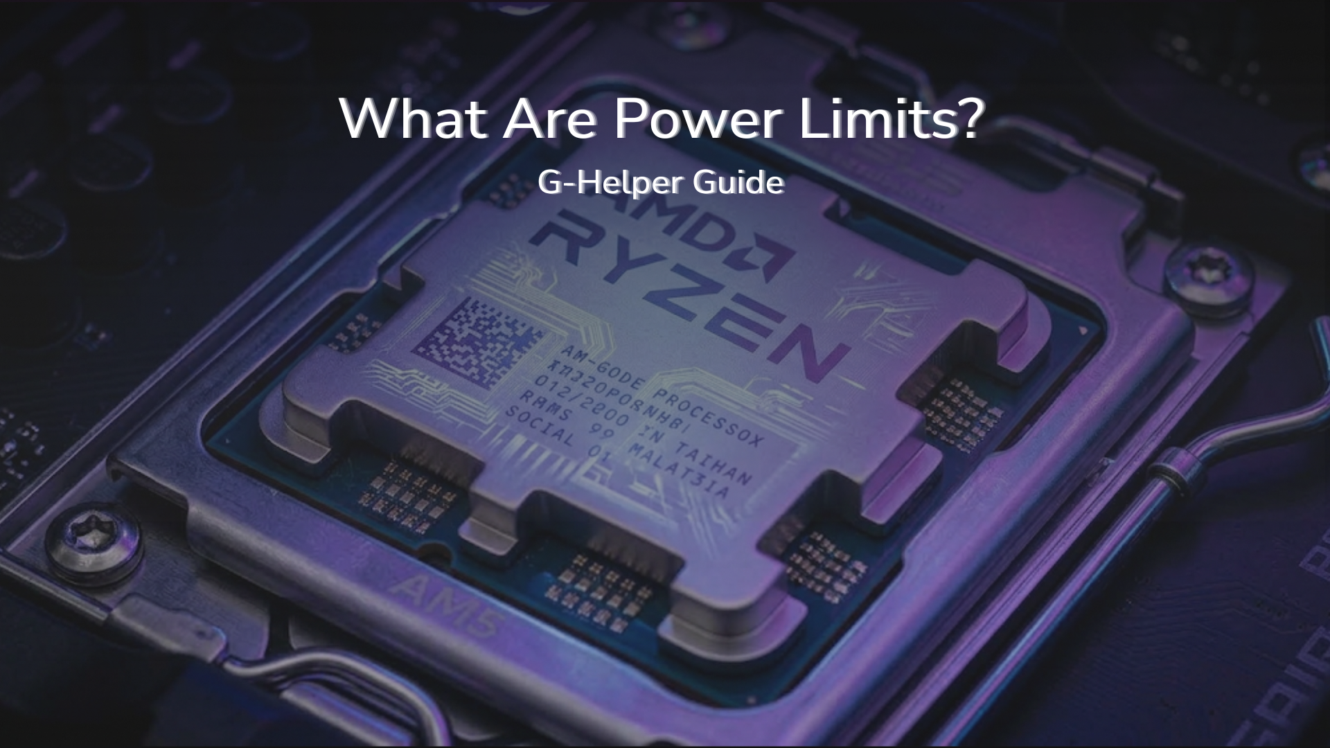 G-Helper Power Limits: What the 3 Sliders are, thumbnail