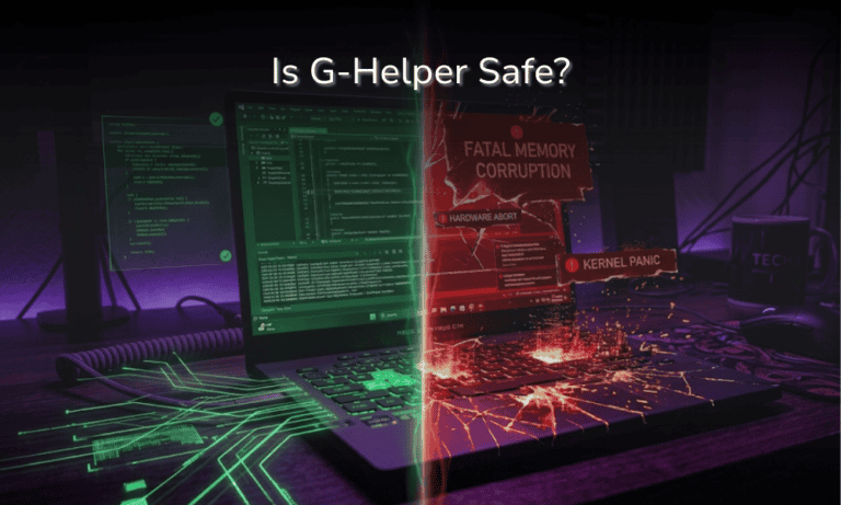 Is G-Helper safe - G-Helper running on an ASUS ROG Zephyrus G16 laptop