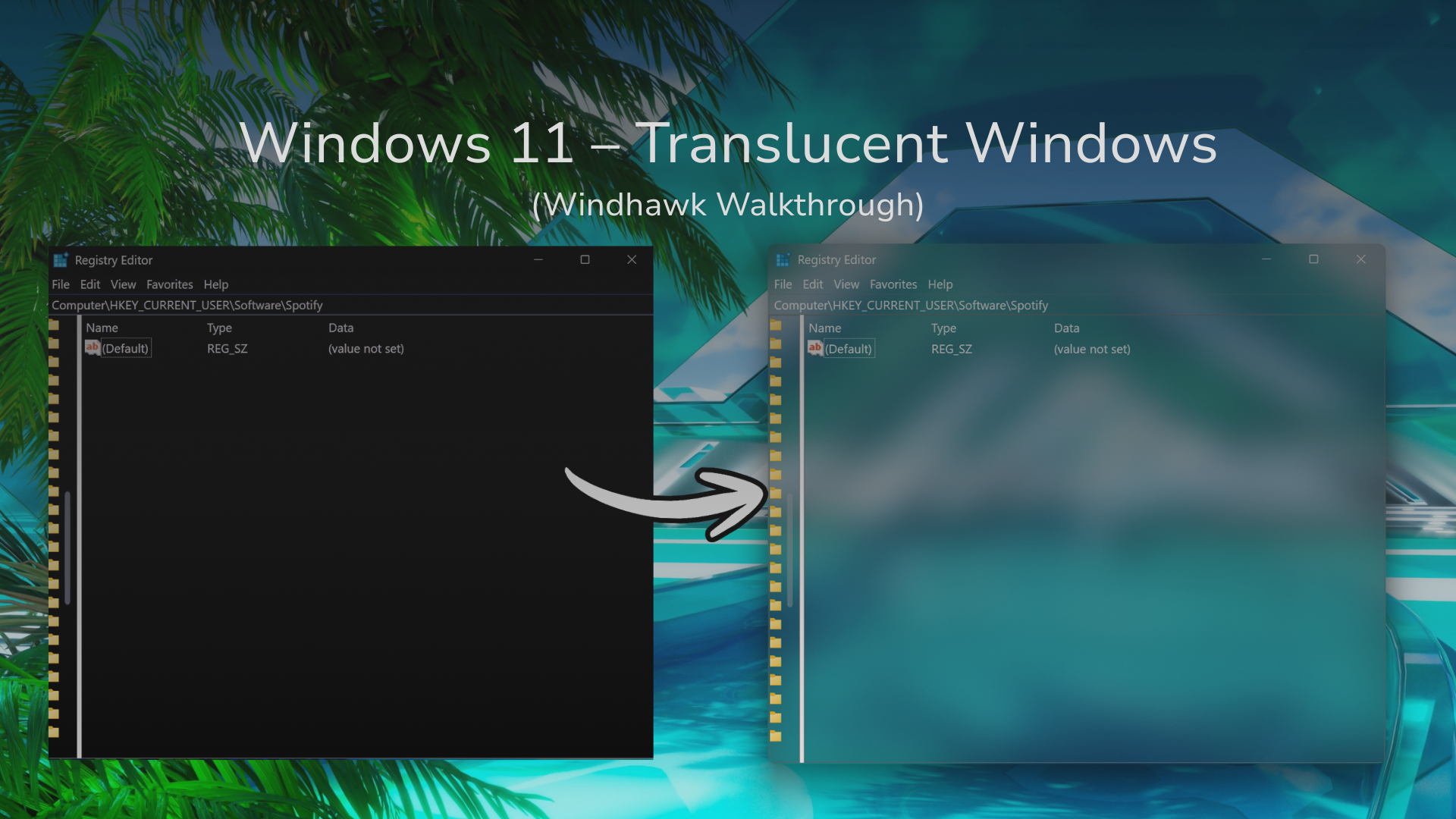 windhawk translucent windows