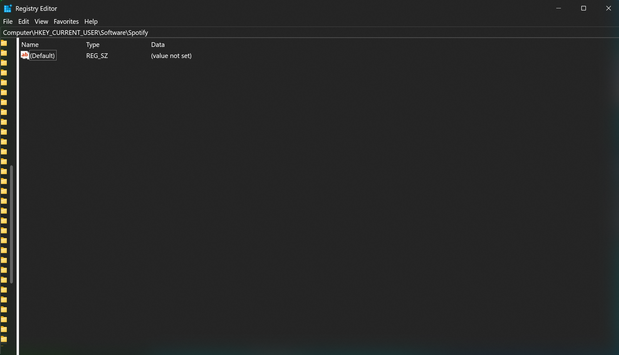 Windhawk Translucent Windows black background in regedit