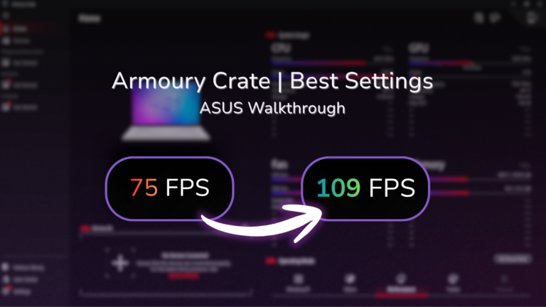 Armoury Crate best settings, maximize your fps thumbnail