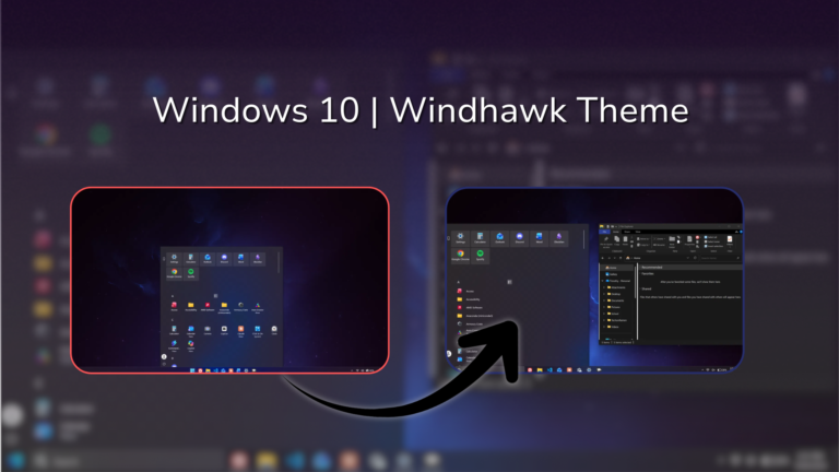 Windows 10 theme windhawk
