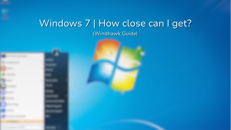 Windows 7 theme on thumbnail