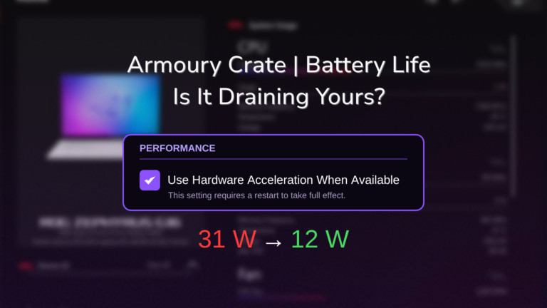 armoury crate battery life thumbnail