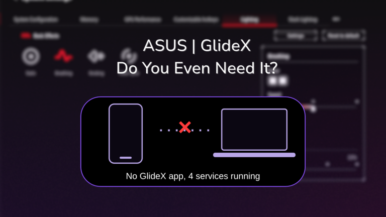 ASUS GlideX: What It Runs and Should You Remove It? (2026)