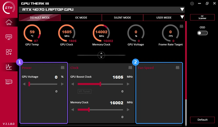 asus gpu tweak for laptops
