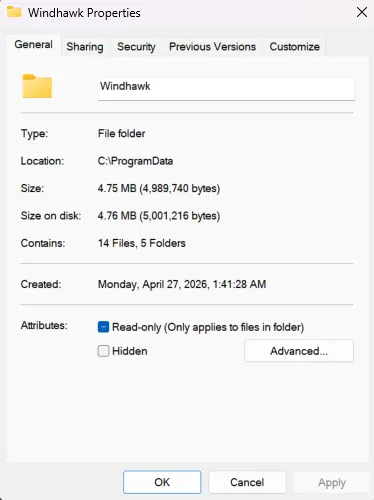 how to uninstall windhawk completely ProgramData folder after settings removed