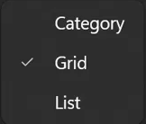 make windows 11 look like windows 10 start menu by setting View to List