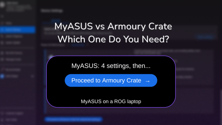 myasus vs armoury crate