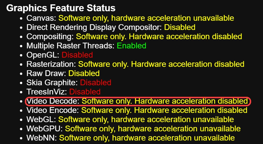 Vivaldi hardware acceleration off vivaldi gpu software only