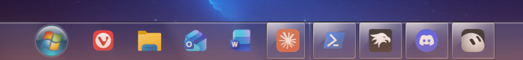Windows 11 Taskbar Styler Windows7 theme taking back the taskbar while TranslucentTB was running